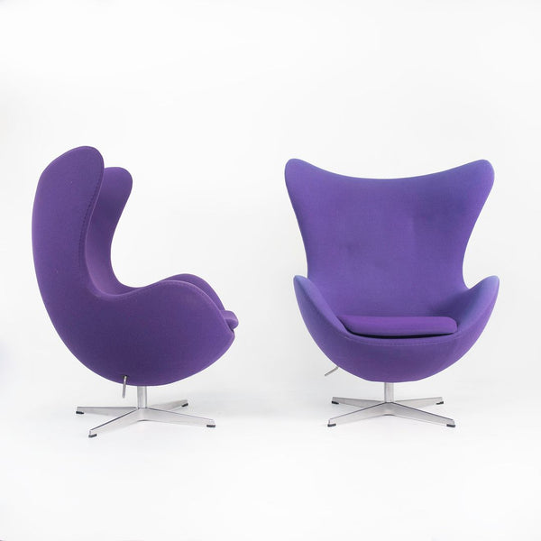 Purple best sale egg chair