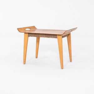 C. 1947 Abel Sorensen for Knoll Stool / Tray / Side Table with Webbing