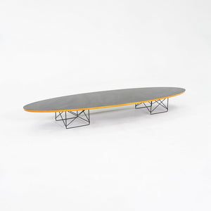 C. 1950s Herman Miller Eames ETR Surfboard Coffee Table in Black Laminate