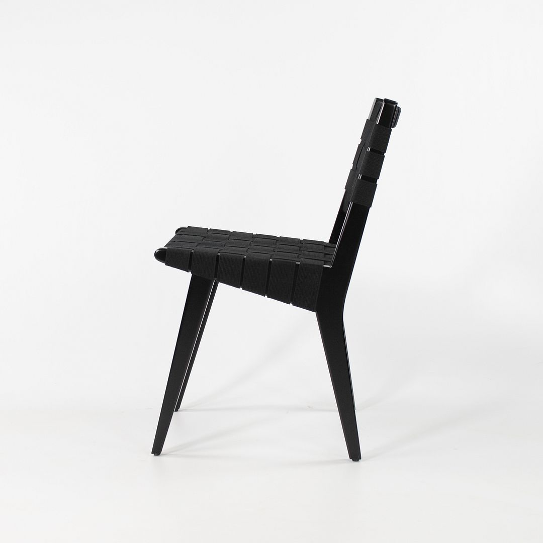 2021 Model 666C-WB Dining Chair by Jens Risom for Knoll in Ebonized Maple
