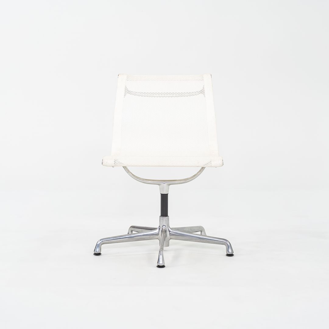 2003 Herman Miller Eames Aluminum Group Side Chair with Antler Base in White Mesh 4x Available