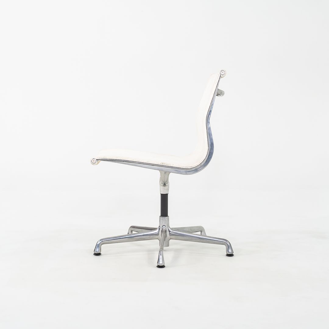 2003 Herman Miller Eames Aluminum Group Side Chair with Antler Base in White Mesh 4x Available