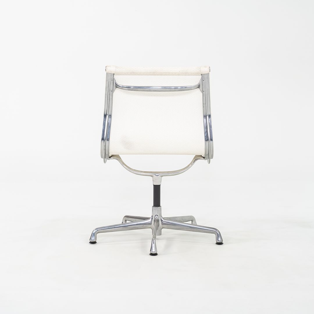 2003 Herman Miller Eames Aluminum Group Side Chair with Antler Base in White Mesh 4x Available