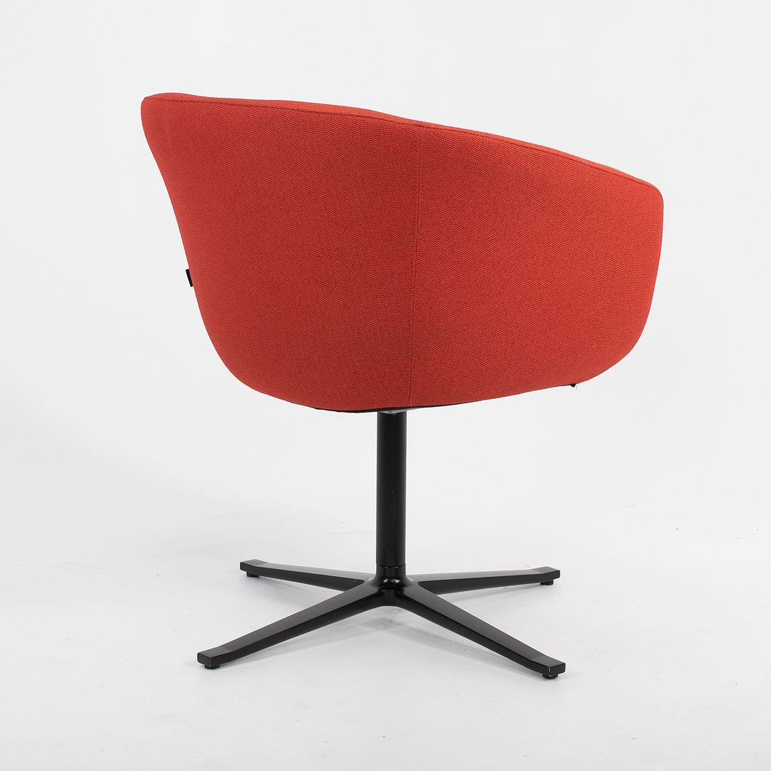 2014 Bob Guest / Swivel Chair, Model 231 by Pearson Lloyd for Coalesse and Walter Knoll in Red / Orange Fabric