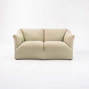 1980s Tentazione Two-Seater Sofa, Model 685 by Mario Bellini for Cassina in Patterned Fabric