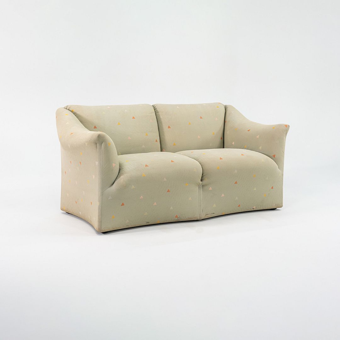 1980s Tentazione Two-Seater Sofa, Model 685 by Mario Bellini for Cassina in Patterned Fabric