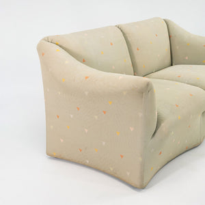 1980s Tentazione Two-Seater Sofa, Model 685 by Mario Bellini for Cassina in Patterned Fabric