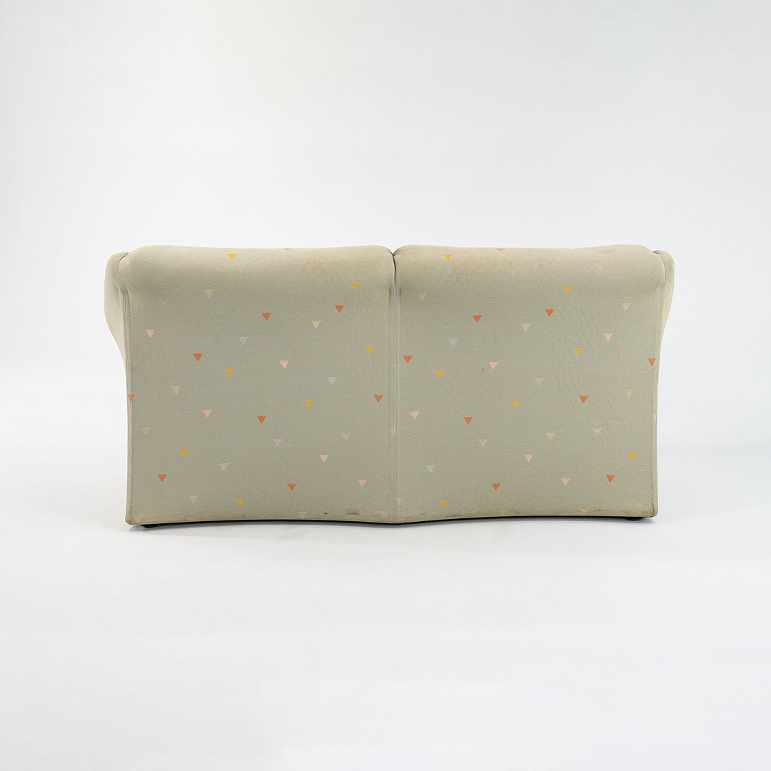 1980s Tentazione Two-Seater Sofa, Model 685 by Mario Bellini for Cassina in Patterned Fabric