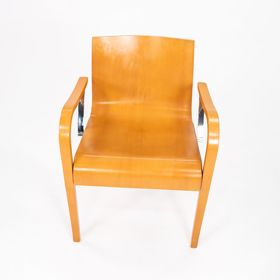 1989 Ginotta Arm Chair by Enrico Franzolini for Crassevig Wood, Steel