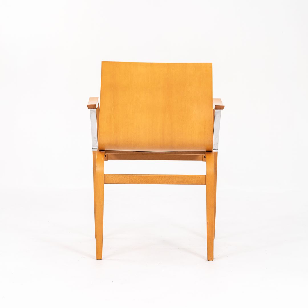 1989 Ginotta Arm Chair by Enrico Franzolini for Crassevig Wood, Steel