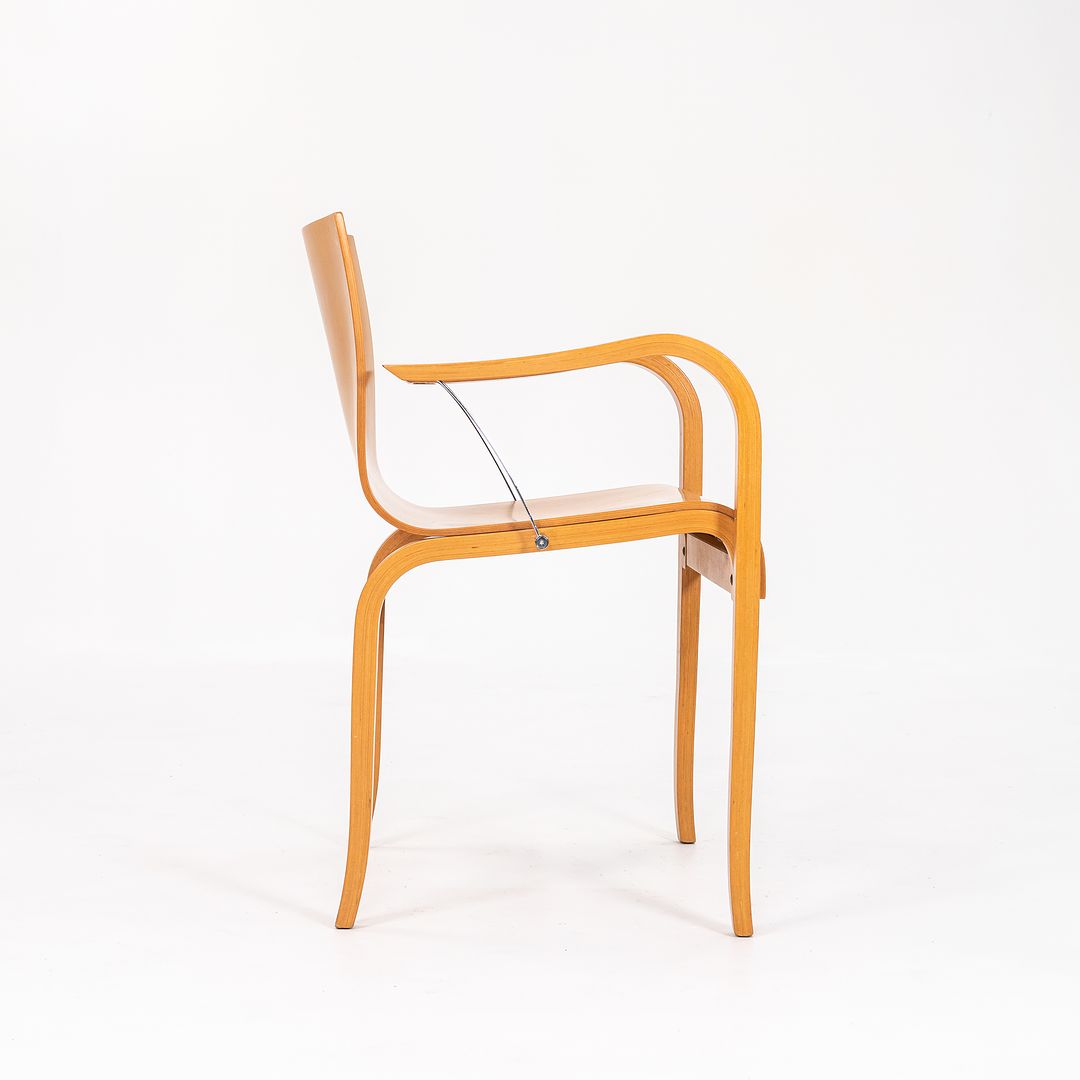 1989 Ginotta Arm Chair by Enrico Franzolini for Crassevig Wood, Steel