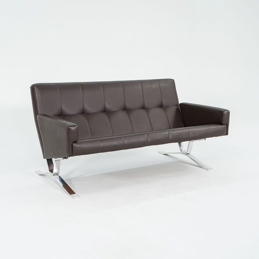 C. 1966 Independent Suspension Group Brown Settee Sofa by Dave Woods for JG Furniture Co.