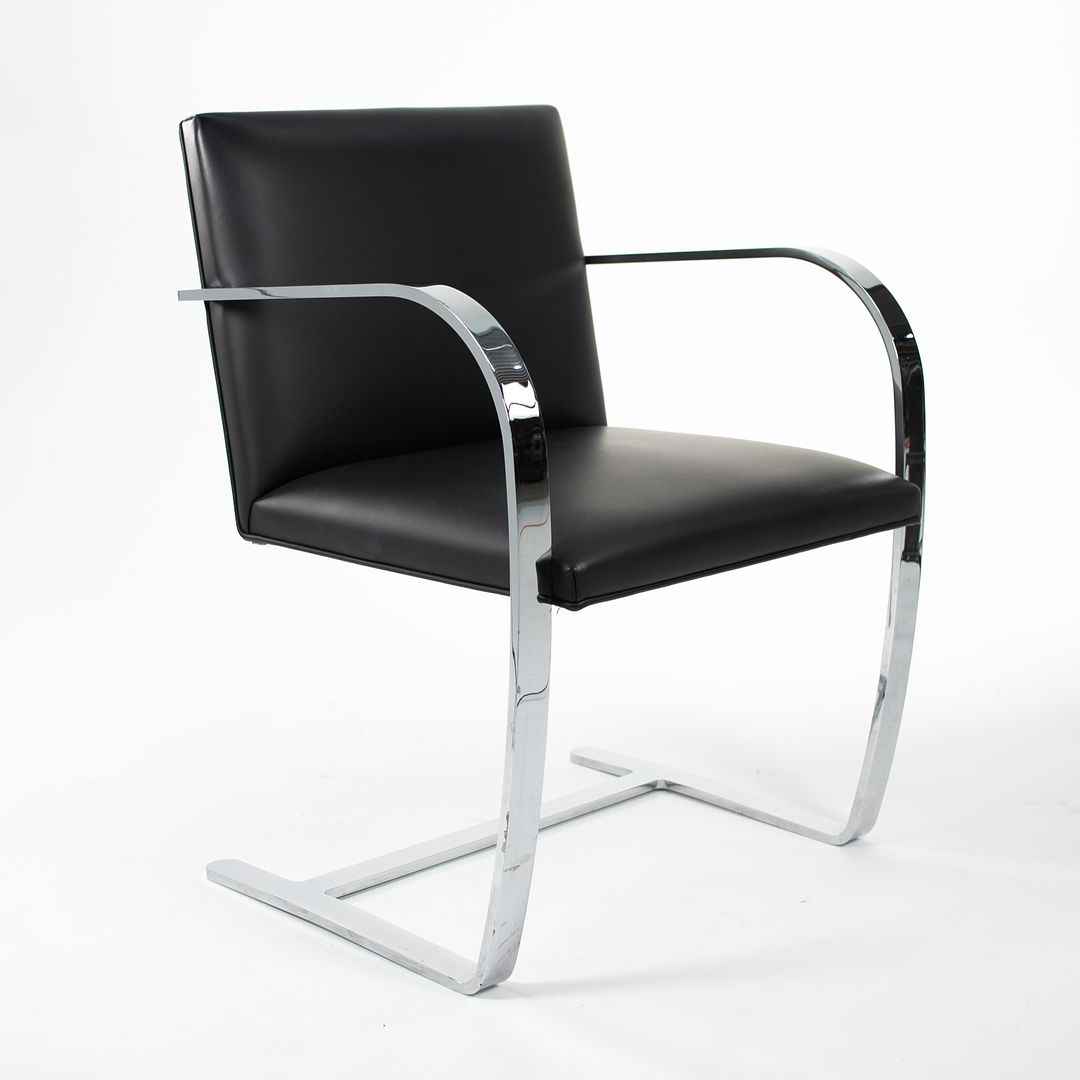 2006 Brno Chair, Model 255 by Mies van der Rohe for Knoll in Chromed Steel
