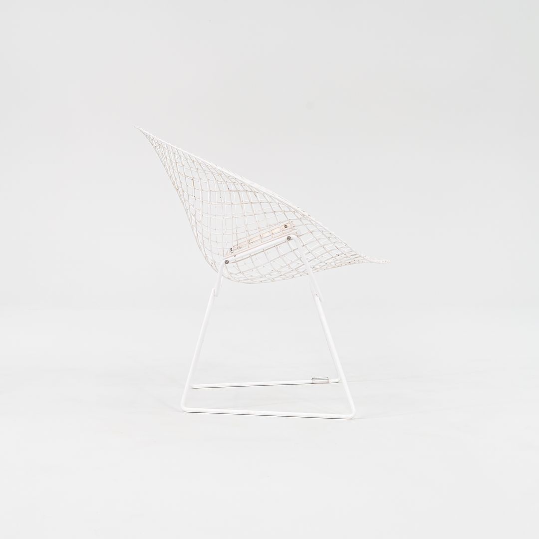 1980s Bertoia Diamond Chair, Model 421 by Harry Bertoia for Knoll Steel, Powdercoat, Plastic