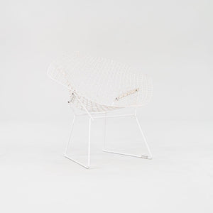 1980s Bertoia Diamond Chair, Model 421 by Harry Bertoia for Knoll Steel, Powdercoat, Plastic