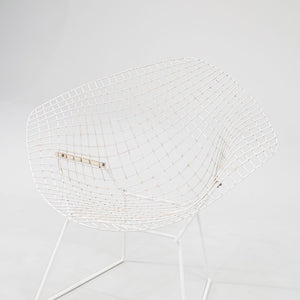 1980s Bertoia Diamond Chair, Model 421 by Harry Bertoia for Knoll Steel, Powdercoat, Plastic