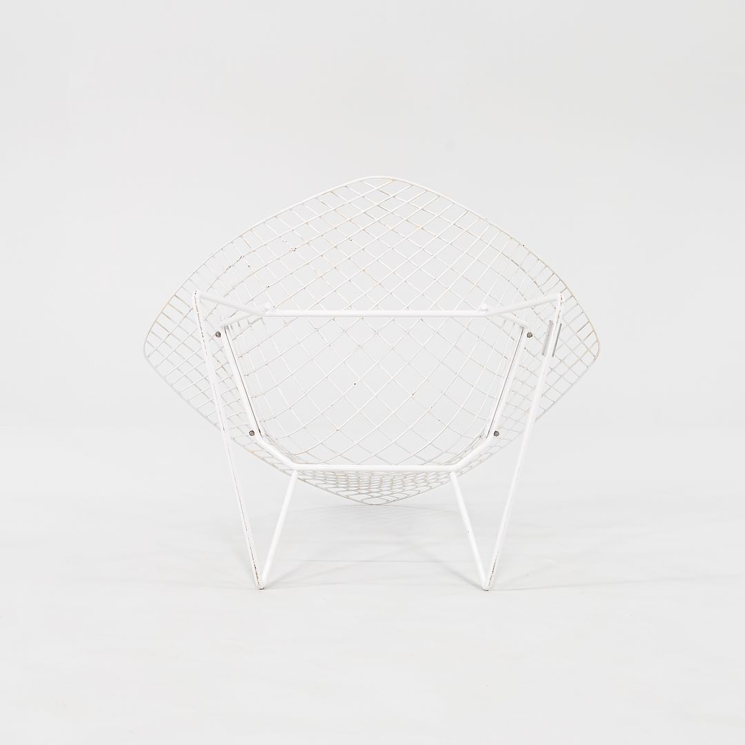 1980s Bertoia Diamond Chair, Model 421 by Harry Bertoia for Knoll Steel, Powdercoat, Plastic