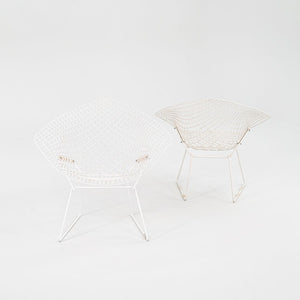 1980s Bertoia Diamond Chair, Model 421 by Harry Bertoia for Knoll Steel, Powdercoat, Plastic