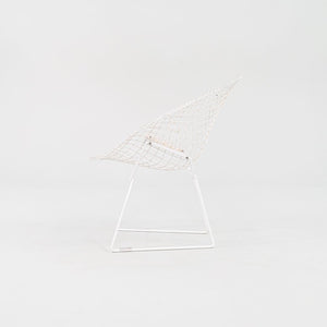 1980s Bertoia Diamond Chair, Model 421 by Harry Bertoia for Knoll Steel, Powdercoat, Plastic