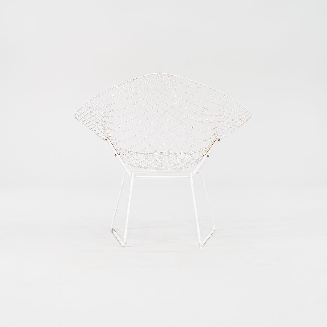 1980s Bertoia Diamond Chair, Model 421 by Harry Bertoia for Knoll Steel, Powdercoat, Plastic