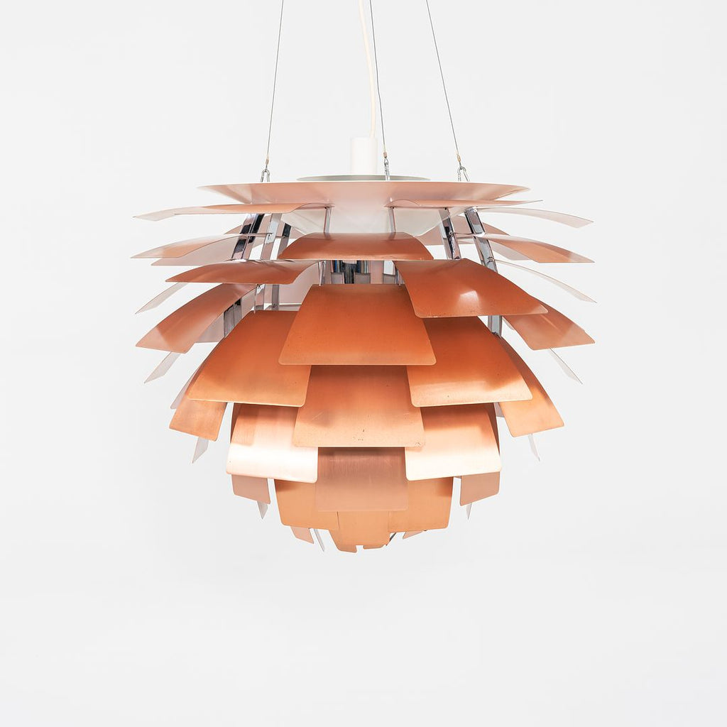 SOLD 1970s Extra Large PH Artichoke Pendant Lamp by Poul Henningsen for Louis Poulsen in Copper