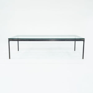 1970s Rectangular Coffee Table, Model TA.35.60.72 by Nicos Zographos for Zographos Designs in Patinated Bronze