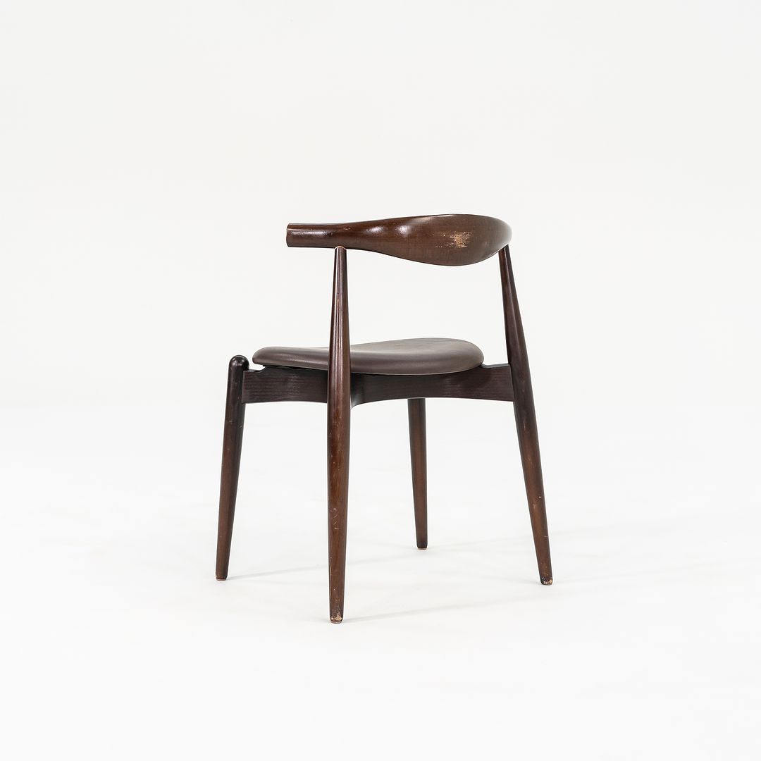 2007 Set of Six CH20 Elbow Dining Chairs by Hans Wegner for Carl Hansen in Stained Oak