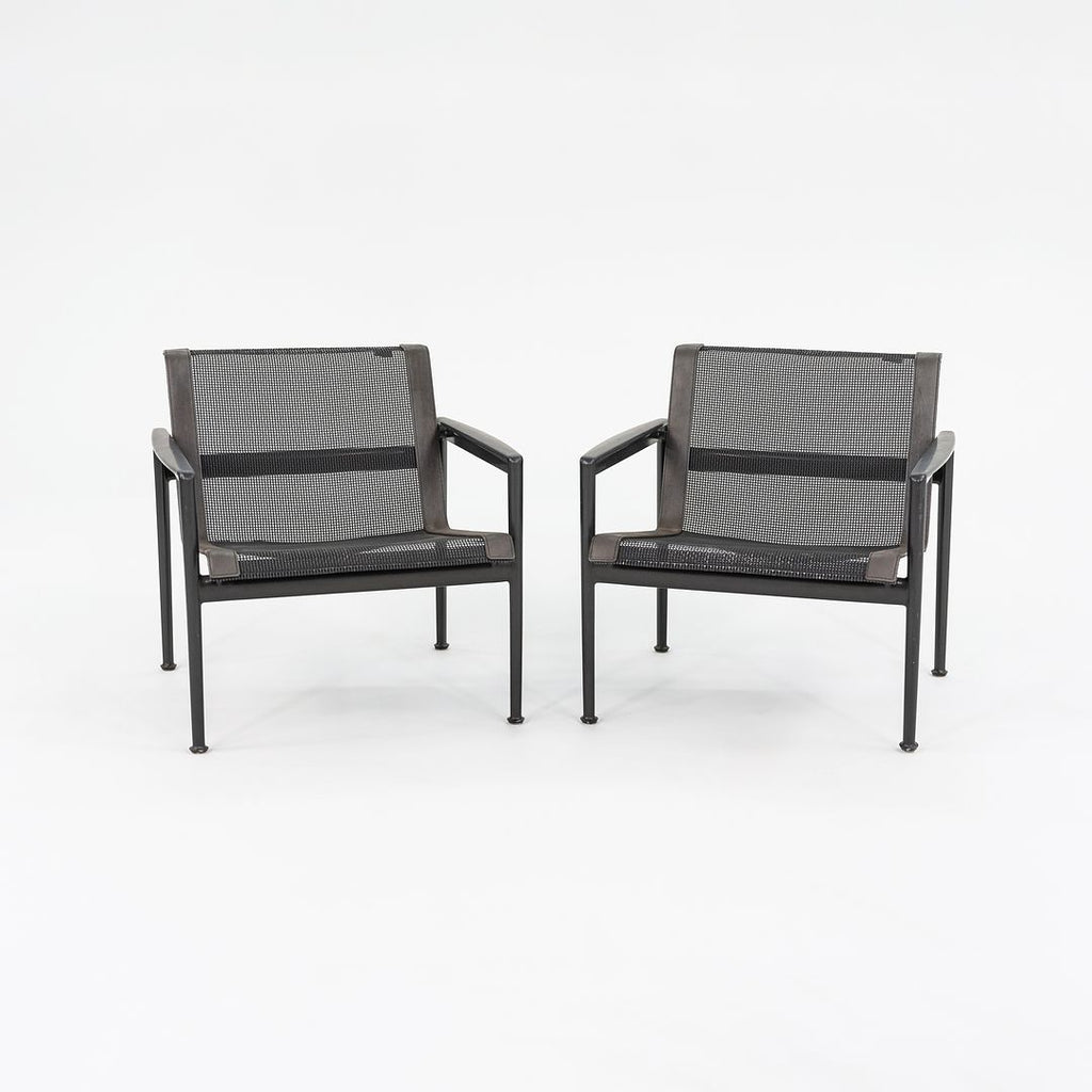 C. 2010 Richard Schultz for Knoll 1966 Collection Outdoor Lounge Chair in Black 4x Available