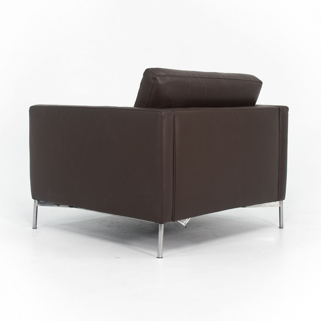 2000s Divina Lounge Chair by Piero Lissoni for Knoll in Brown Leather