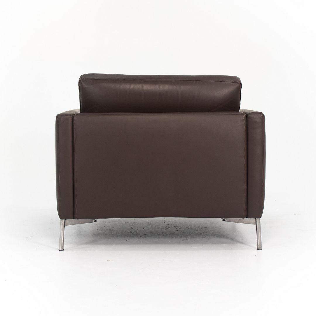 2000s Divina Lounge Chair by Piero Lissoni for Knoll in Brown Leather