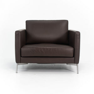 2000s Divina Lounge Chair by Piero Lissoni for Knoll in Brown Leather