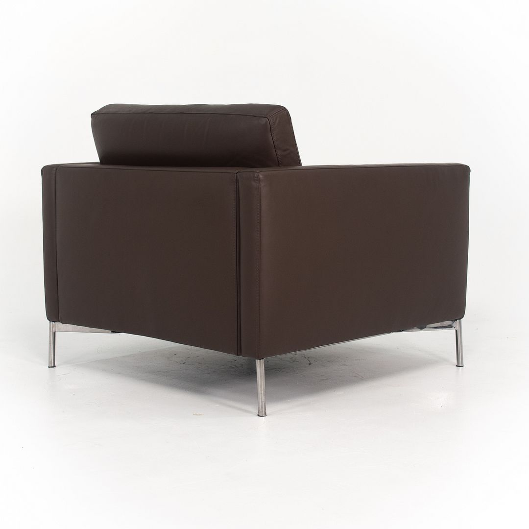 2000s Divina Lounge Chair by Piero Lissoni for Knoll in Brown Leather