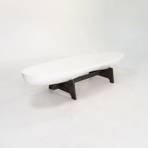 2020 Danica Coffee Table by Thomas Bina for Sonder in Oak and Fiberglass