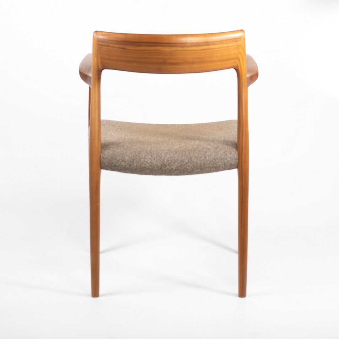 2018 Model 57 Armchair by Niels Otto Moller for J.L. Mollers Mobelfabrik in Walnut and Fabric