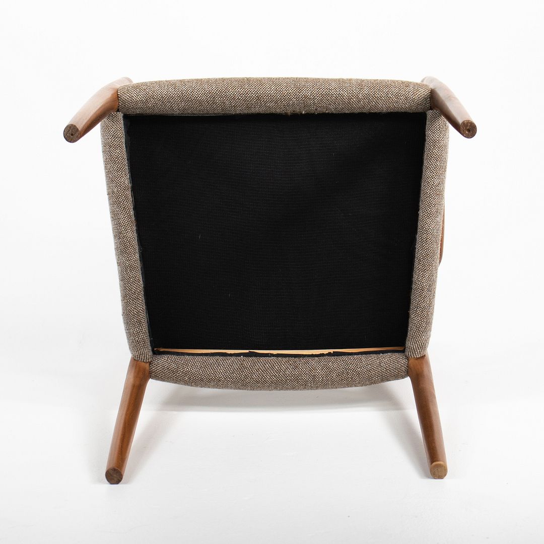 2018 Model 57 Armchair by Niels Otto Moller for J.L. Mollers Mobelfabrik in Walnut and Fabric