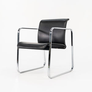 1970s Dining Arm Chair by Peter Protzman for Herman Miller in Black Vinyl