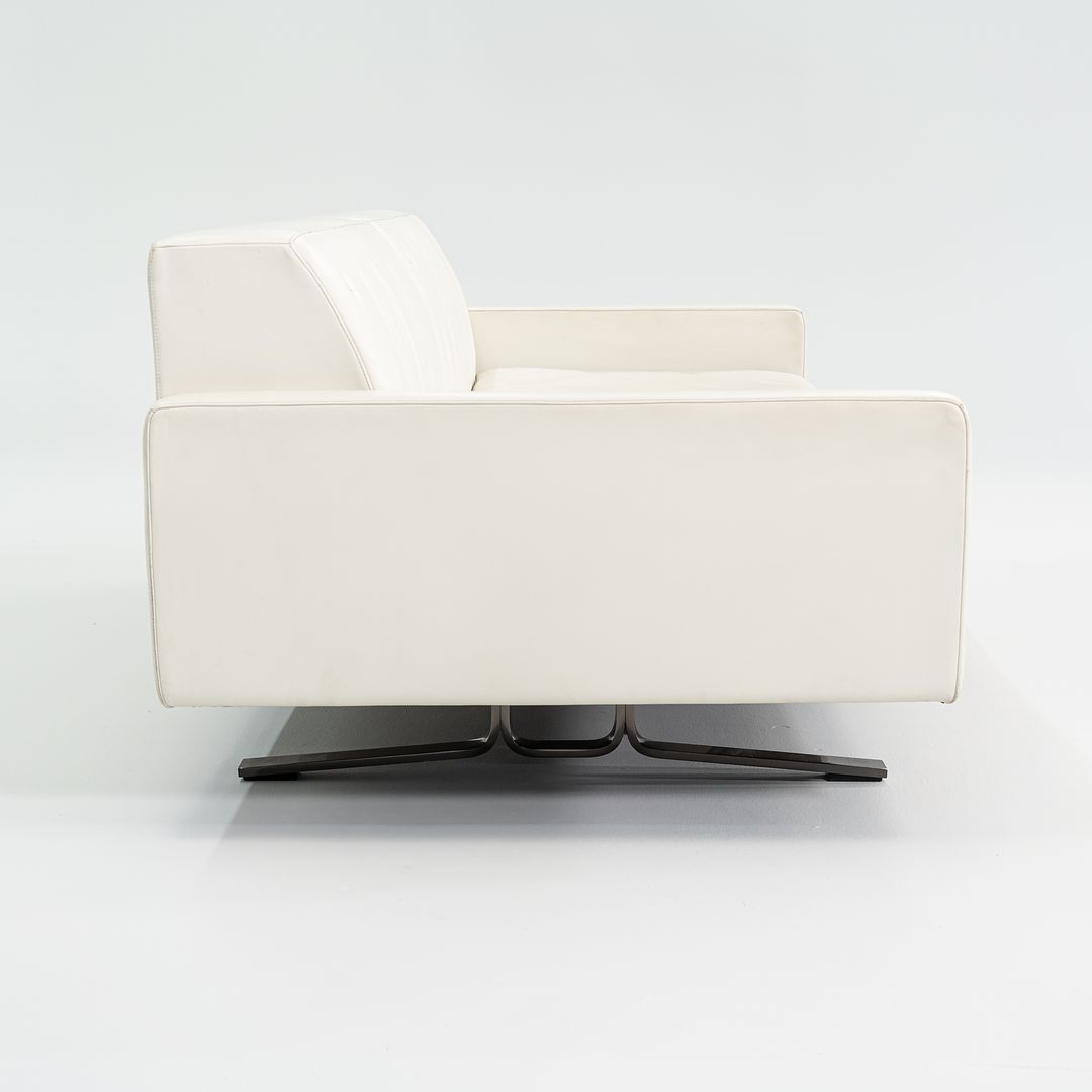 2013 Poltrona Frau Kennedee Two-Seater Sofa by Jean-Marie Massaud in White Leather 2X Available