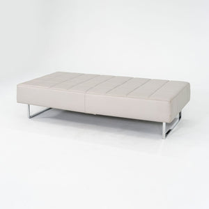 2013 Quadra Bench by Pierluigi Cerri and Alessandro Colombo for Poltrona Frau in Steel and Leather 4x Available