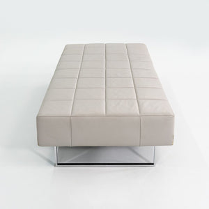 2013 Quadra Bench by Pierluigi Cerri and Alessandro Colombo for Poltrona Frau in Steel and Leather 4x Available