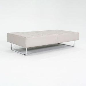 2013 Quadra Bench by Pierluigi Cerri and Alessandro Colombo for Poltrona Frau in Steel and Leather 4x Available