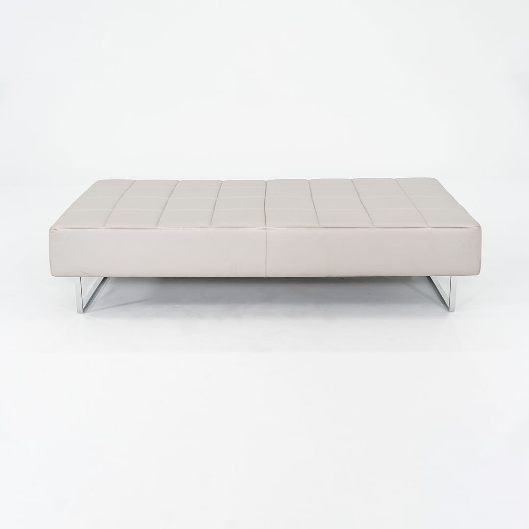 2013 Quadra Bench by Pierluigi Cerri and Alessandro Colombo for Poltrona Frau in Steel and Leather 4x Available