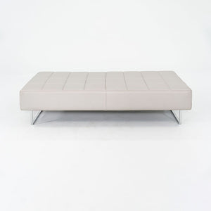 2013 Quadra Bench by Pierluigi Cerri and Alessandro Colombo for Poltrona Frau in Steel and Leather 4x Available