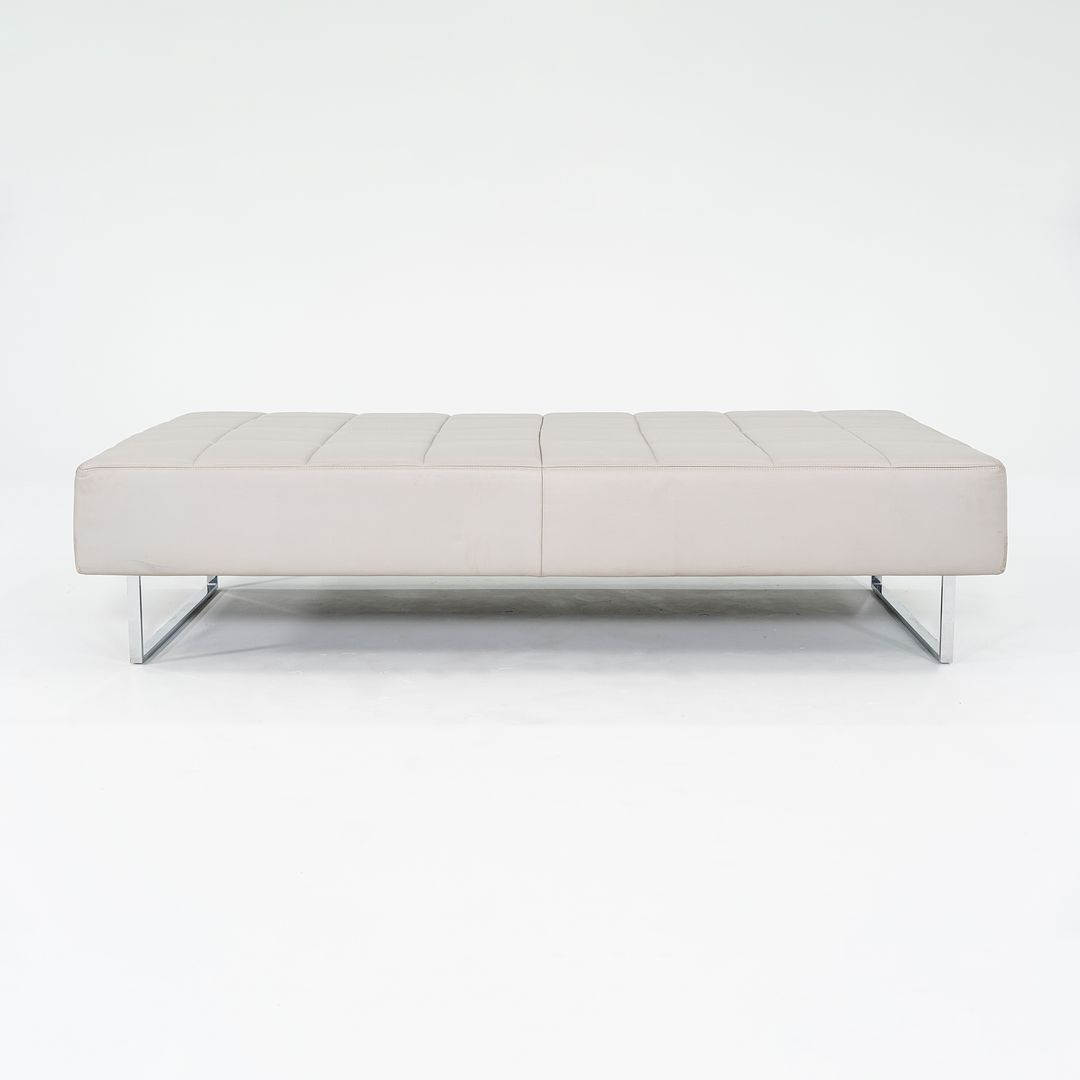 2013 Quadra Bench by Pierluigi Cerri and Alessandro Colombo for Poltrona Frau in Steel and Leather 4x Available