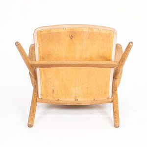 1960s CH28P Lounge Chair by Hans Wegner for Carl Hansen & Søn in Oak with Tan Leather Upholstery