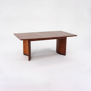 1960s Walnut Dining Table Attributed to Jack Cartwright for Founders with Leaves, 72-112 in