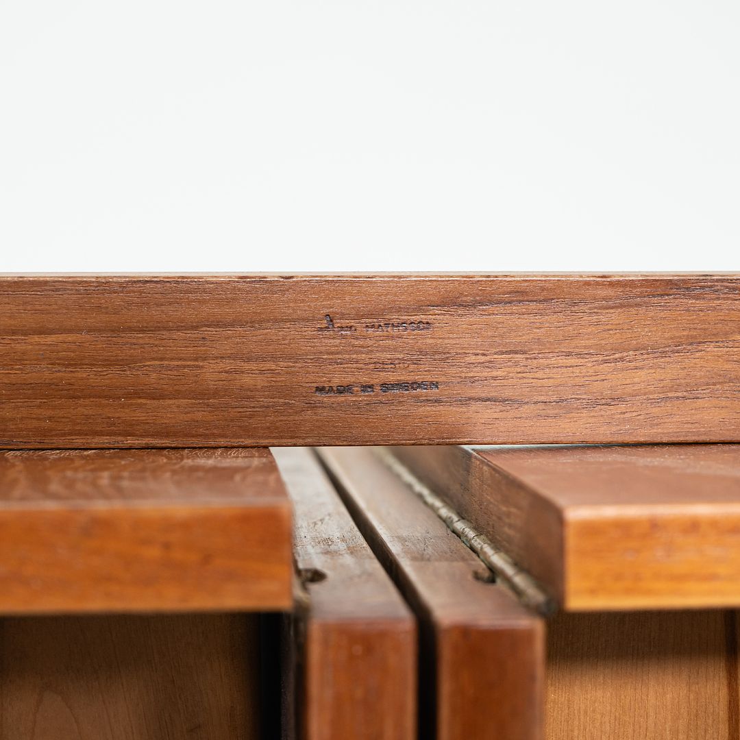 1950s Maria Flap Folding Dining Table By Bruno Mathsson For Firma Karl Mathsson in Teak and Birch