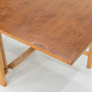 1950s Maria Flap Folding Dining Table By Bruno Mathsson For Firma Karl Mathsson in Teak and Birch