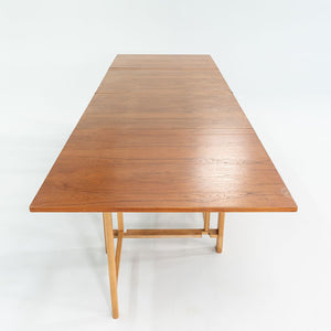 1950s Maria Flap Folding Dining Table By Bruno Mathsson For Firma Karl Mathsson in Teak and Birch