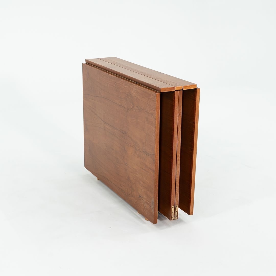 1950s Maria Flap Folding Dining Table By Bruno Mathsson For Firma Karl Mathsson in Teak and Birch