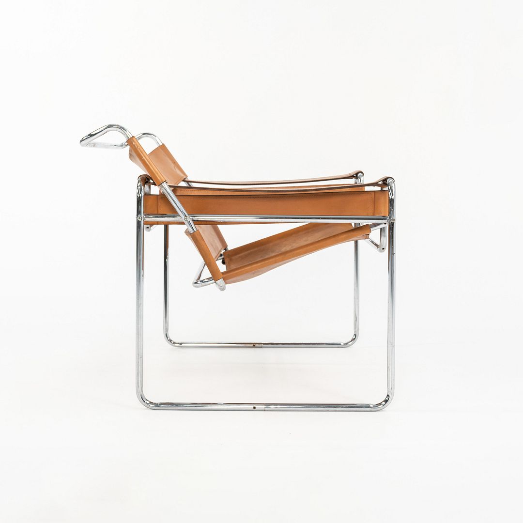 1958 B3 Wassily Chair by Marcel Breuer Attributed to Standard Mobel